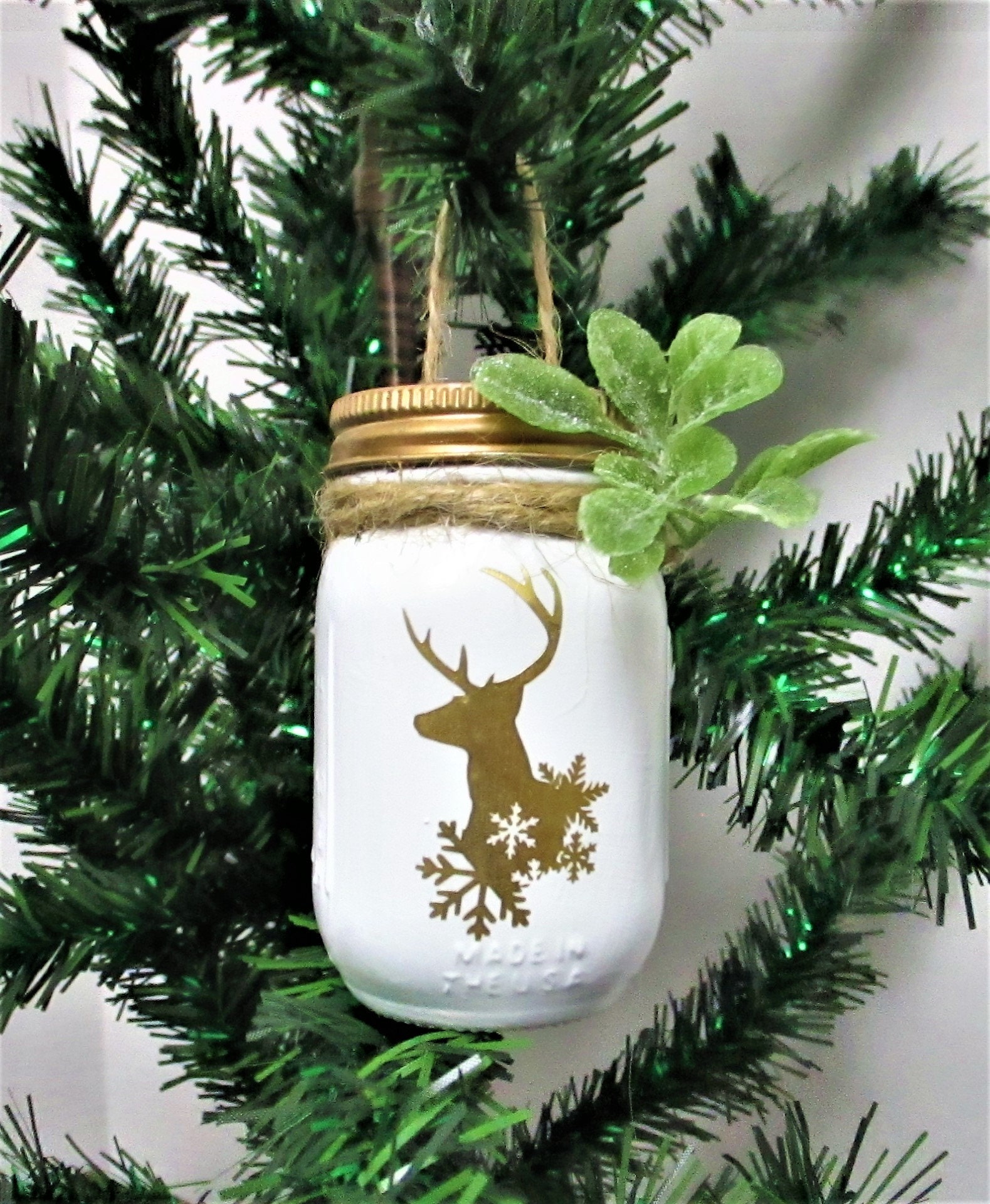 deer christmas ornaments mason jar ornaments farmhouse christmas country christmas mason jar christmas decor deer head ornament - Country Christmas Ornaments deer christmas ornaments mason jar ornaments farmhouse christmas country christmas mason jar christmas decor deer head ornament - Country Christmas Ornaments