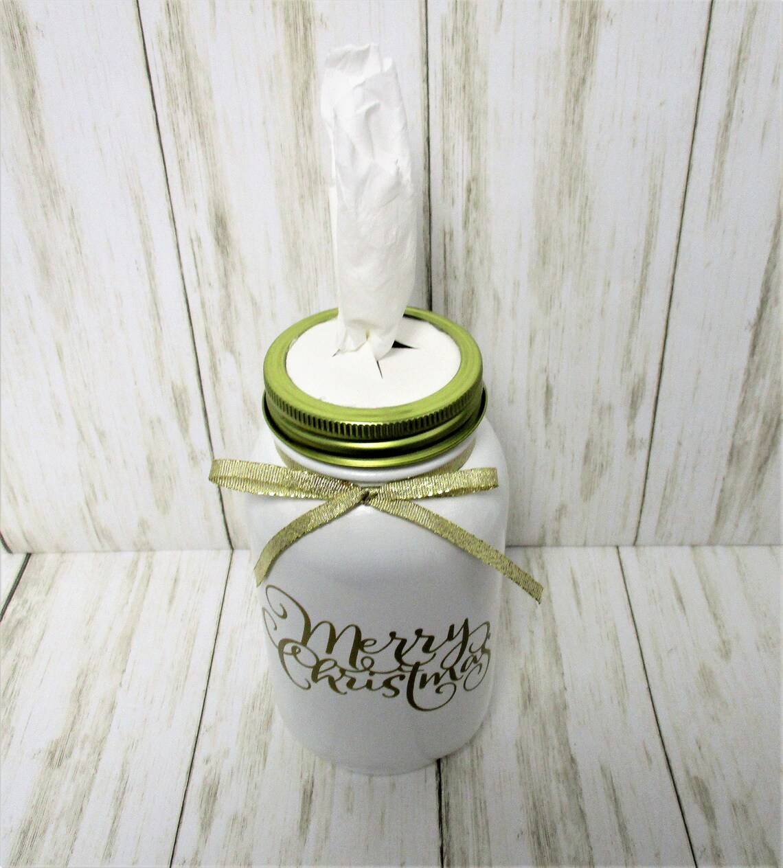Mason Jar Tissue Holder Kleenex Holder Christmas Tissue Etsy