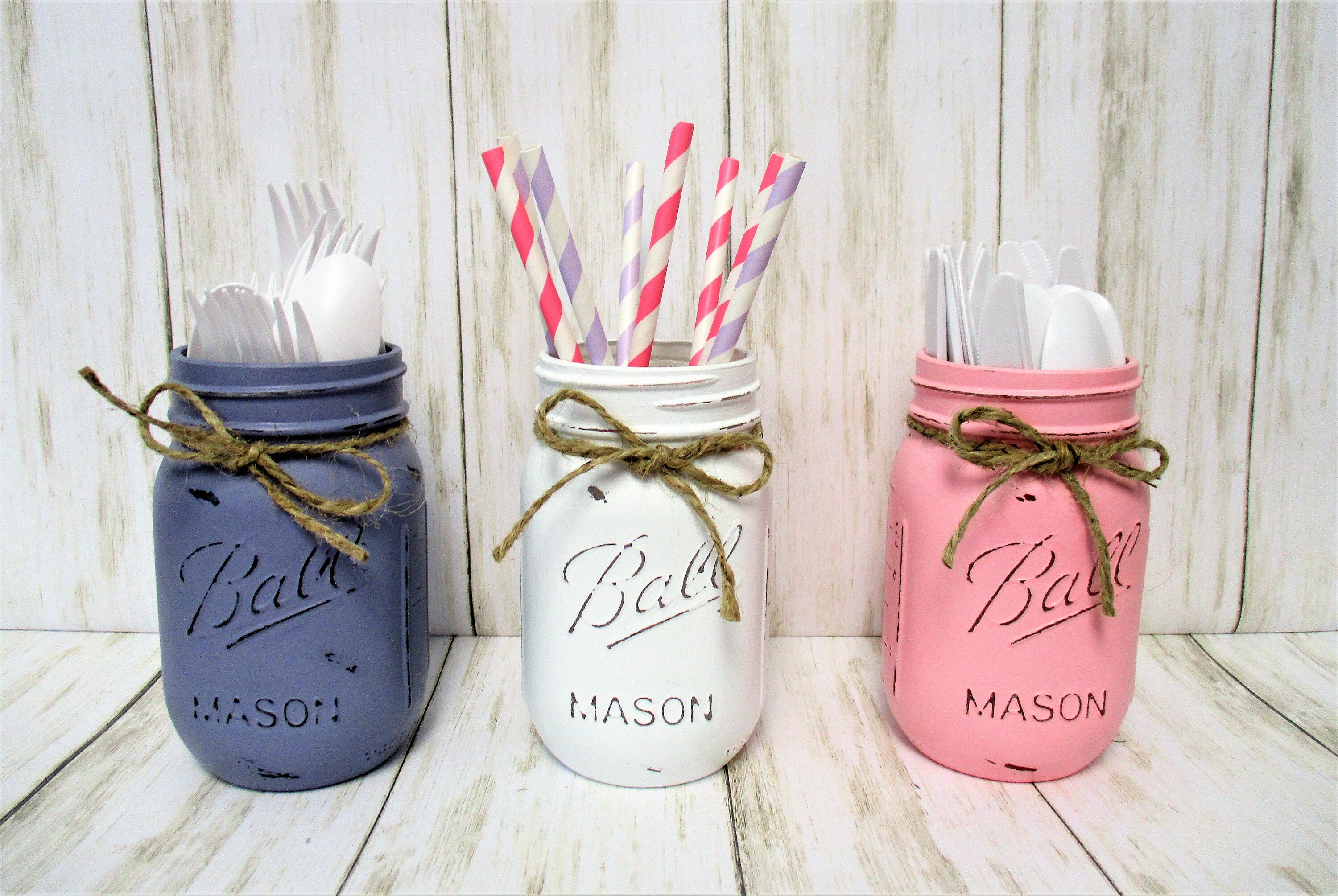 Mason Jar Decor Party Decorations Centerpiece Baby Shower Decor