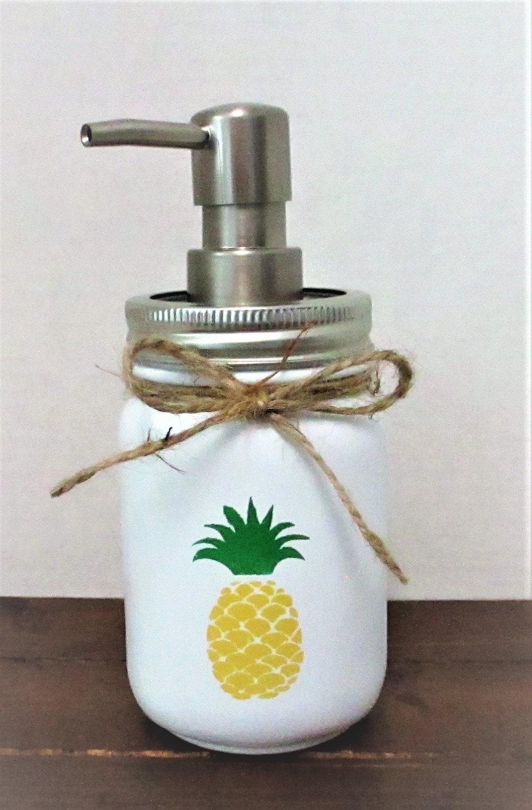 Pineapple Mason Jar Mason Jar Soap Dispenser Mason Jar Lotion