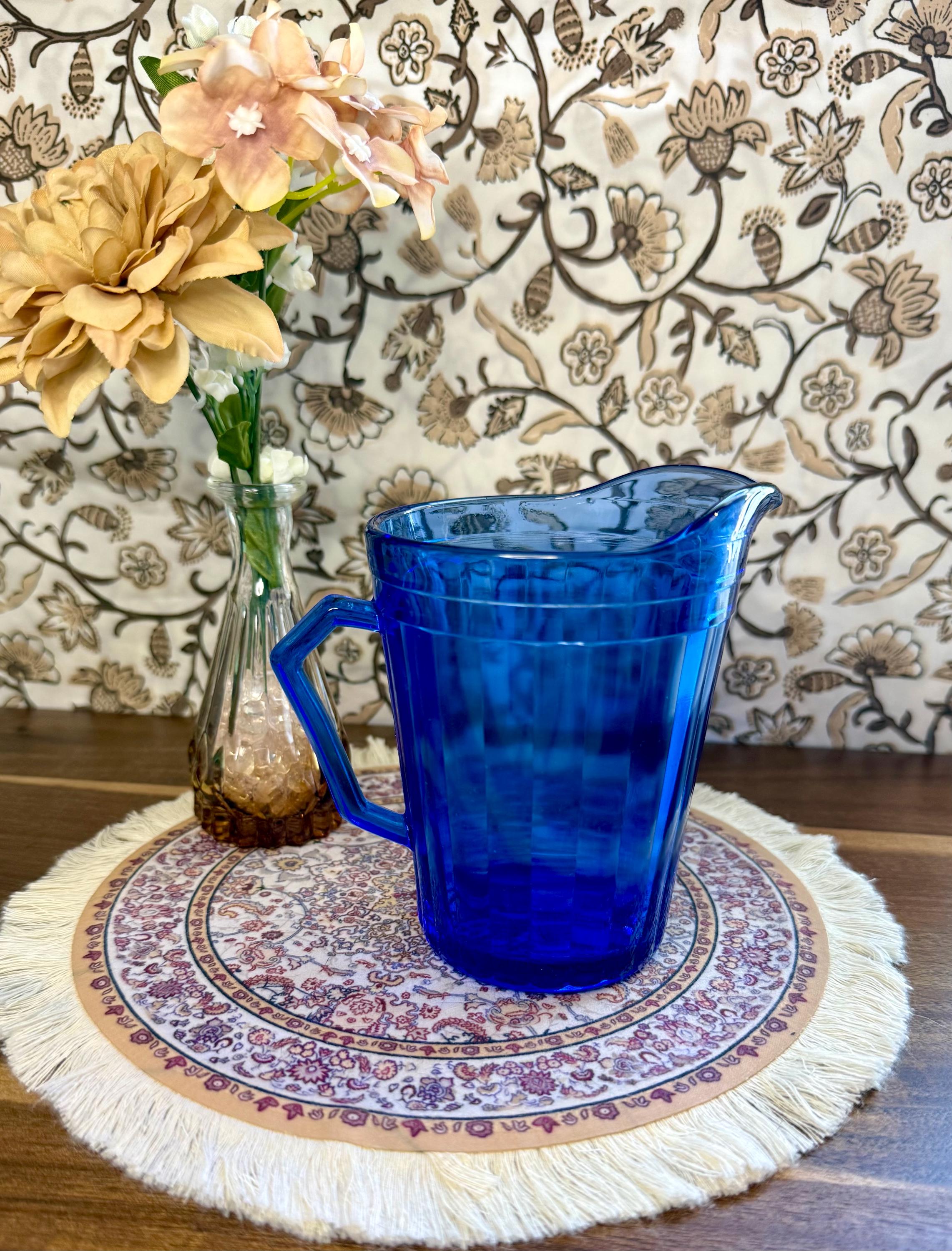 Blue Glass Water Pitcher - Etsy - Page 2