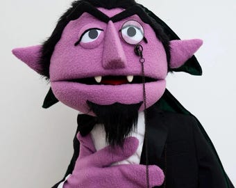The Count Von Found Live Hand Muppet Puppet Replica | Parody Puppet