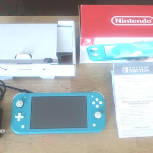 Nintendo Switch Lite Turquoise Case - Etsy