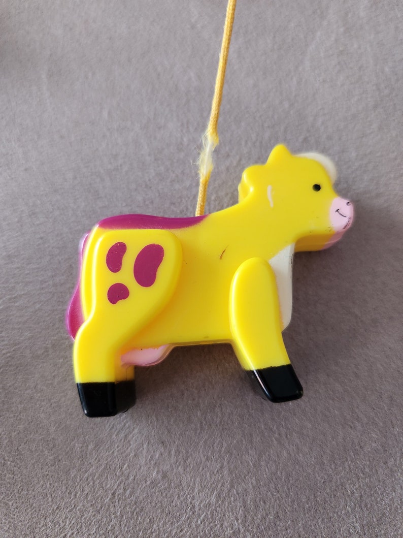 RARE Vintage Crib Mobile Fisher Price Music Box Mobile Brahms Lullaby