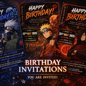 Naruto birthday - Etsy 日本