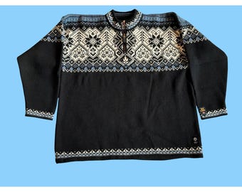 Dale Of Norway Salt Lake Olimpiadi 2002 Maglione nordico in lana XXL Vintage Norvegia