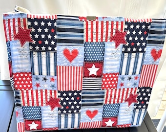 Red/White/Blue Tote