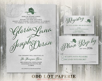 Fishing Printable wedding invitation and RSVP, Fishing Lure, typographic fonts, DIY Wedding Template, Rustic Wedding Invitations, DIY Invite