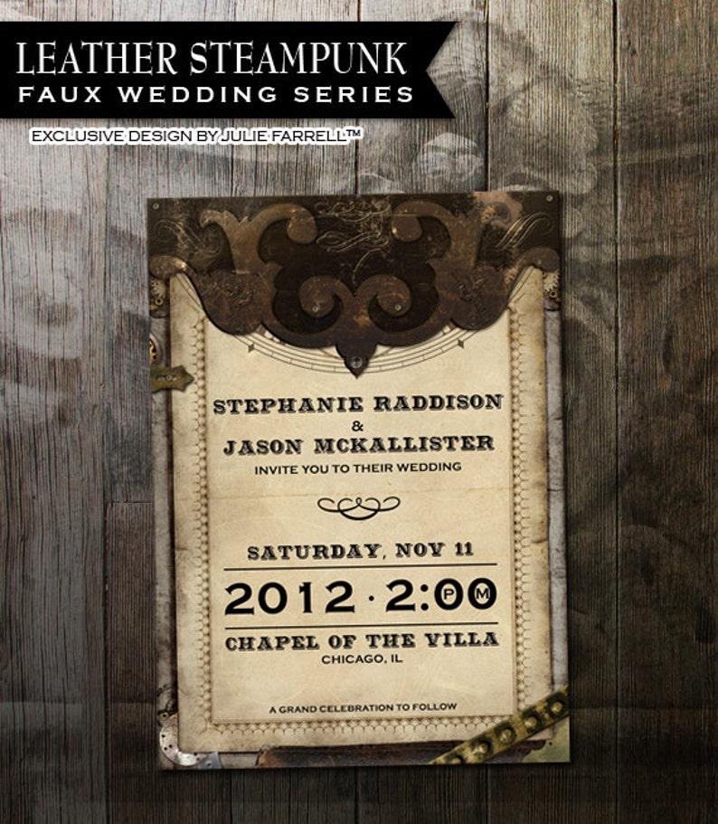 DIY Victorian Faux Leather Steampunk Gears and Parchment Paper Etsy