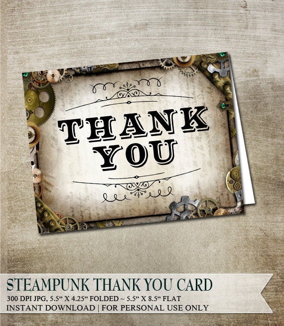 A Round Of Thanks - Thank You Card Template