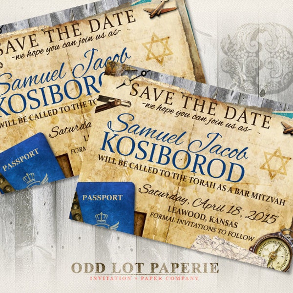 Bat Mitzvah Save the Date - Etsy