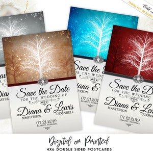 Winter Save the Date Card Winter Wonderland Holiday Save the Date Printable Einladung DIY Winter Save the Date Digital Printable