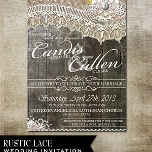 Wedding Invitation Sample - Includes Invitation and Envelope - selections please choose from dropdown