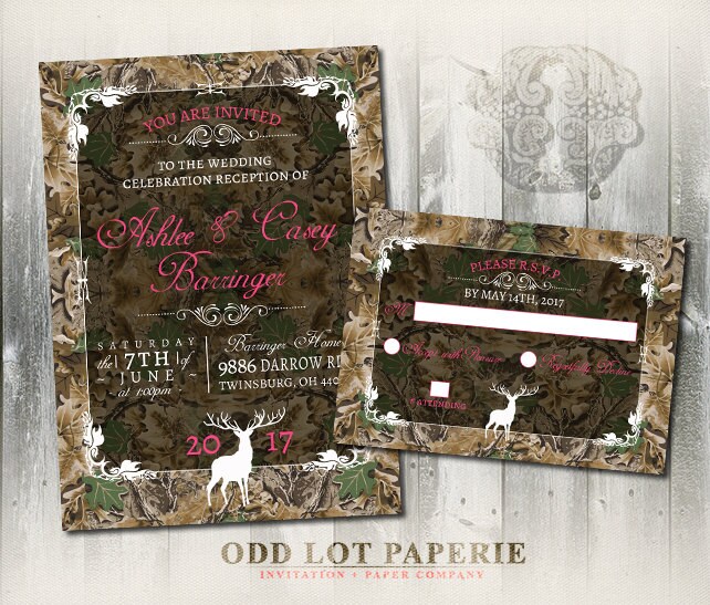 Camo Wedding Invitation and RSVP Set Rustic Wedding Invitation Deer Wedding Invite Wood Fall Hunter DIY Printable Camo Deer Wedding Suite - Etsy camo-wedding-invitation-and-rsvp-set-rustic-wedding-invitation-deer-wedding-invite-wood-fall-hunter-diy-printable-camo-deer-wedding-suite-etsy