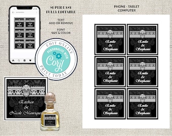 Editable Sugar Skull Labels, Fancy Sugar Skull Template, Customize Online w/ Corjl. Download & Print. Labels for Jars and Bottles. 1.5 inch