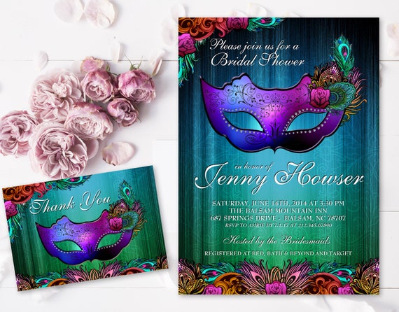 Masquerade Bridal Shower Invitation Diy Printable Bachelorette Mardi Gras Party Invite Peacock Mask Masquerade Ball Bridal Shower By Odd Lot Paperie Catch My Party Masquerade Bridal Shower Invitation Diy Printable Bachelorette Mardi Gras Party Invite Peacock Mask Masquerade Ball Bridal Shower By Odd Lot Paperie Catch My Party