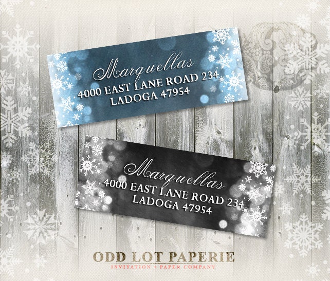 Chalkboard Address Labels DIY Avery Labels for Printing | Etsy