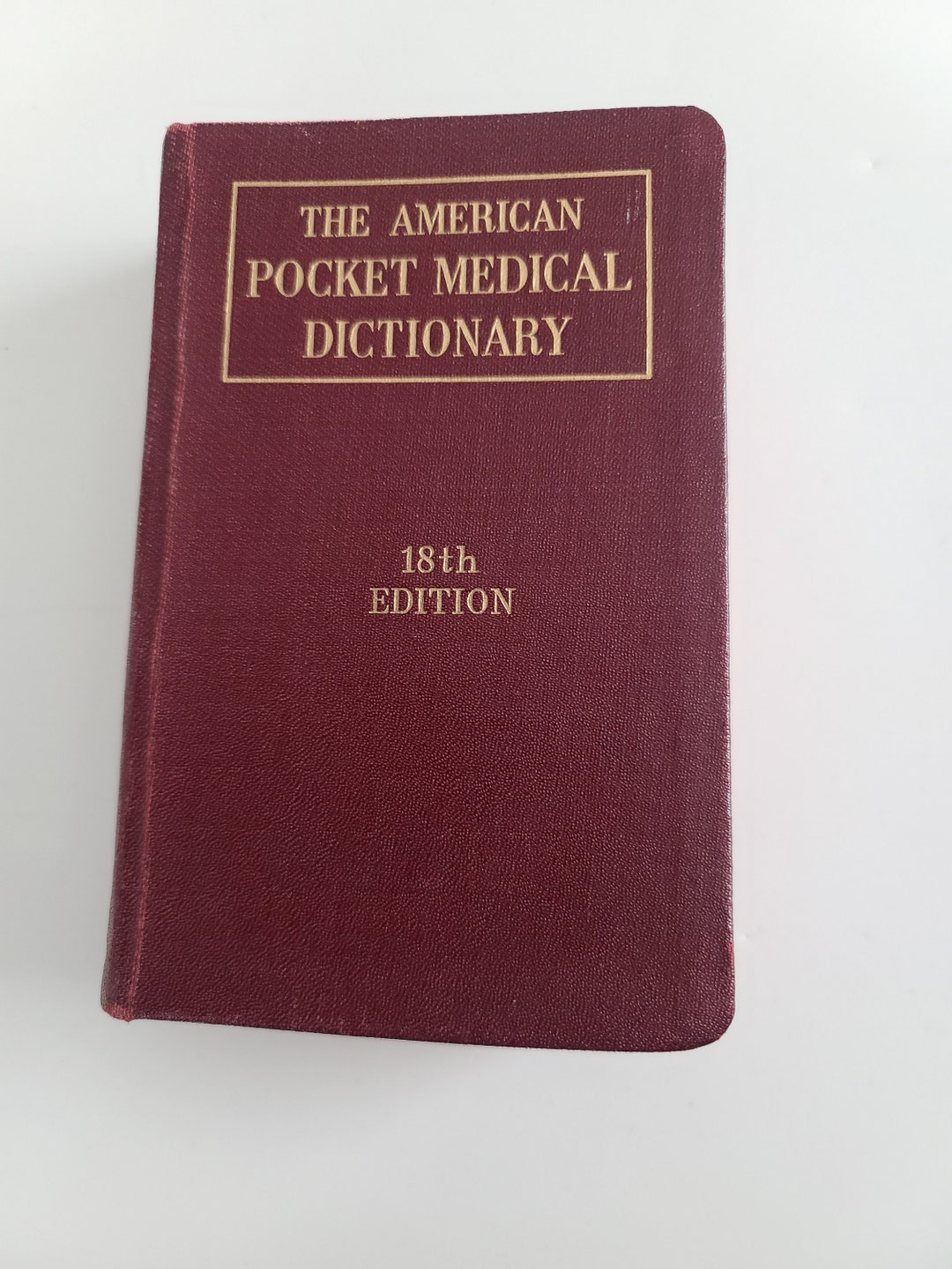 The American Pocket Medical Dictionary 18th Edition 1950 Etsy