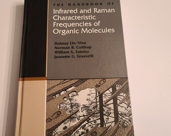 The Handbook of Infrared and Raman Characteristic Frequencies of Organic Molecules 1991