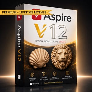 Vectric Aspire 12 5 CNC CAD CAM Software | Lifetime Access - Instant Download