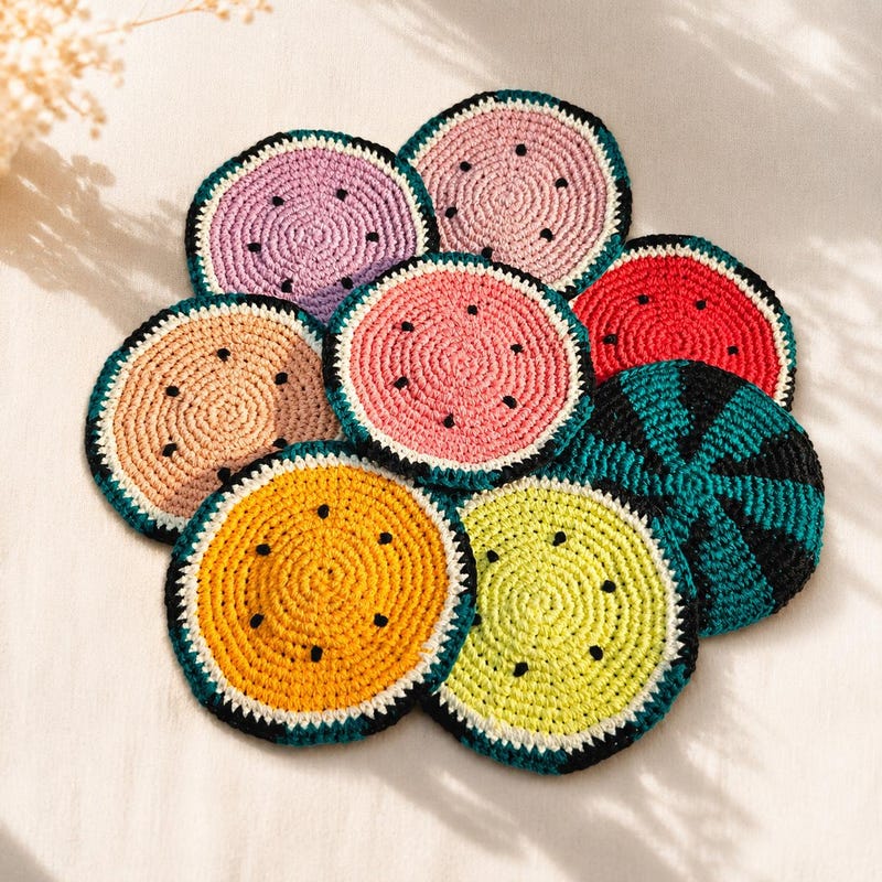Thread Crochet Coasters Japan Crochet Coasters - Etsy