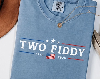 Camiseta Two Fiddy 1776 2026, Camiseta America 250, Camiseta patriótica de EE. UU., Camiseta del 4 de julio, Camiseta del Día de la Independencia