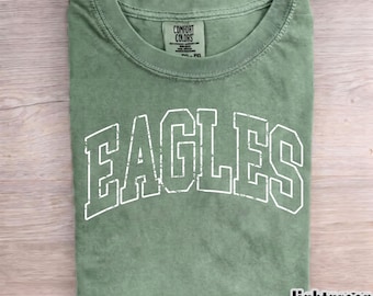 Camiseta vintage retro de los Eagles de los años 90