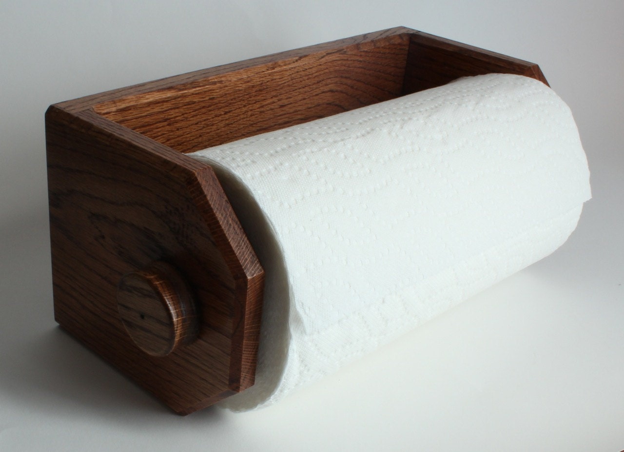 Handmade Arts & Crafts Style Paper Towel Holder Etsy