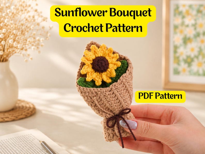 Sunflower Bouquet Crochet Pattern