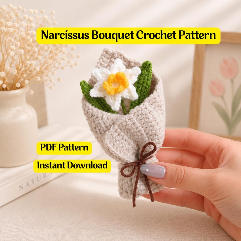 Narcissus Bouquet Crochet Pattern