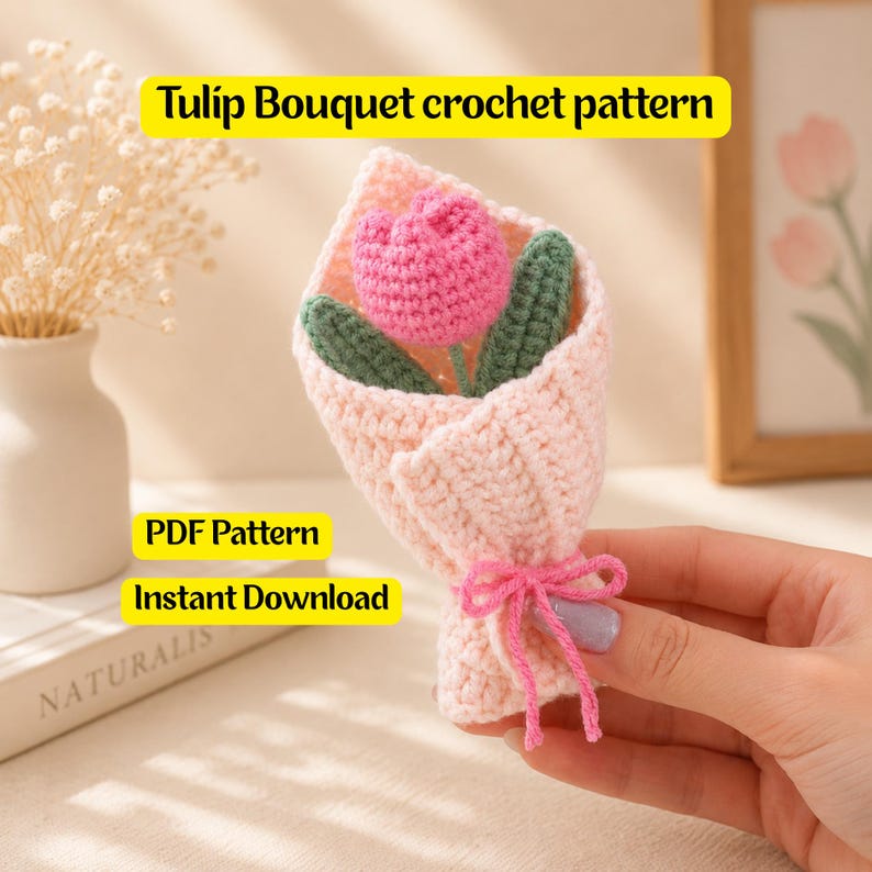 Tulip Bouquet Crochet Pattern