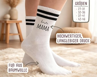 Customizable Name Socks,Personalized Cotton Crew Socks with Custom Role & Initial,Thoughtful Family Gift for Birthday,Christmas,Mother’s Day