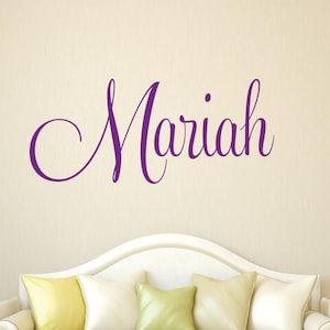 Name Wall Decal, Nursery Wall Decal, Girls Personalized Wall Decal, Personalized Name Decal, Vinyl Wall Decal