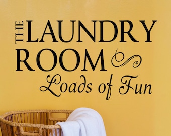 Laundry Room Decal, Laundry Room Wall Decal, Laundry Room Sign, Vinyl Wall Decal, Laundry Room Decor, Laundry Decal, Laundry Sign