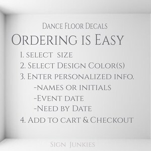 Wedding Floor Decal Custom Monogram Vinyl | Personalized Wedding Dance Floor Decoration for First Dance, Just Married Party Decor, Elegant Reception Sign