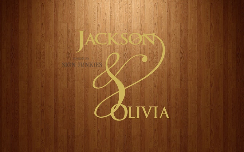 Wedding Floor Decal Custom Monogram Vinyl | Personalized Wedding Dance Floor Decoration for First Dance, Just Married Party Decor, Elegant Reception Sign
