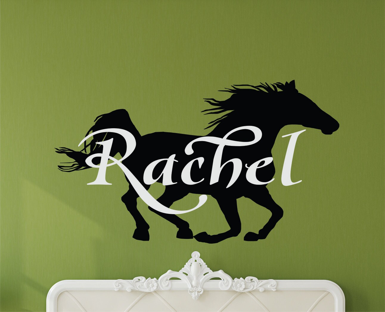 Horse Wall Decal Horse Decor Personalized Horse Horse Art Etsy