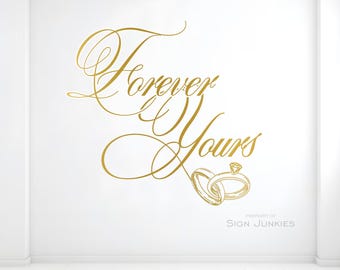 Personalized Wedding Floor Decal: Romantic Quote, Custom Venue Art