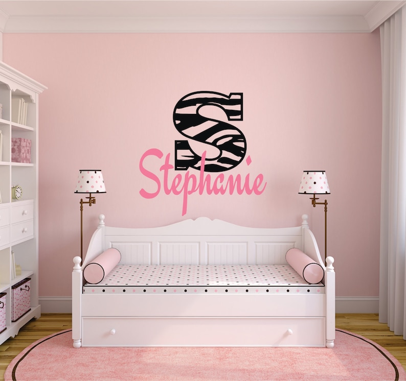 Zebra Wall Decal Animal Print Wall Decal Zebra Print Wall Etsy