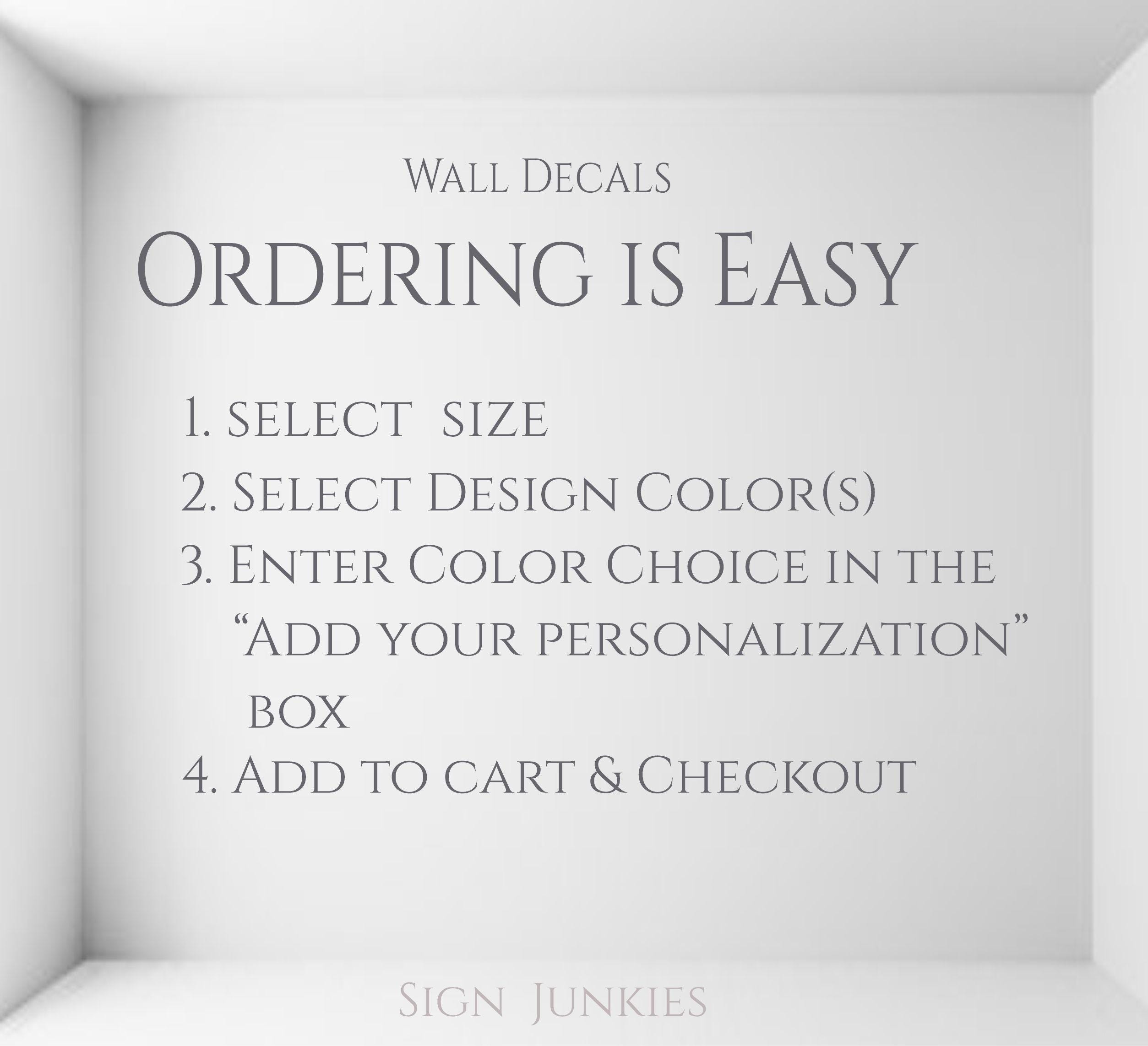 Zebra Print Name Decal: Personalized Initial Wall Decor - Etsy
