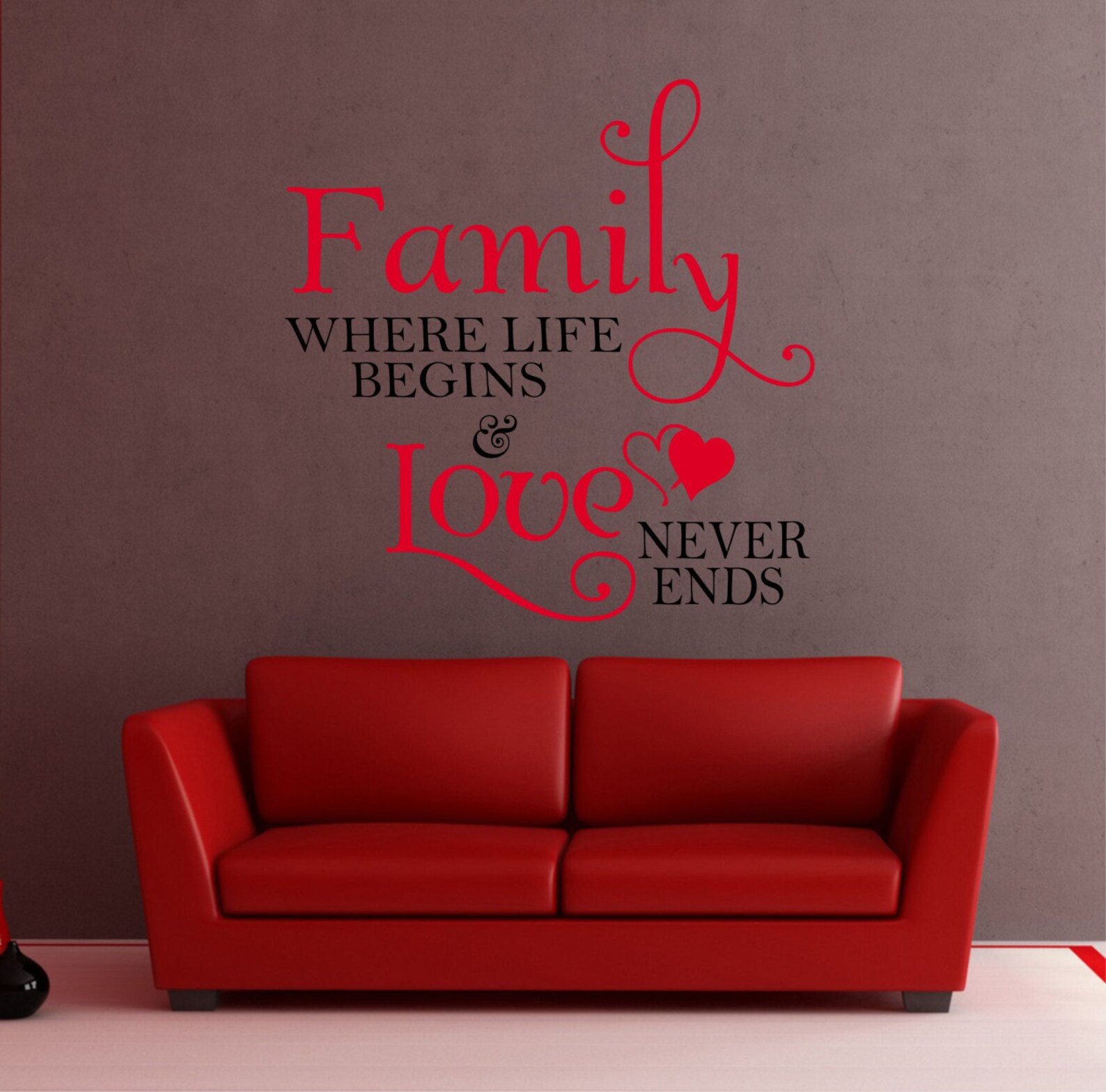 Family Wall Decal Family Love Decal Photo Wall Decal Etsy