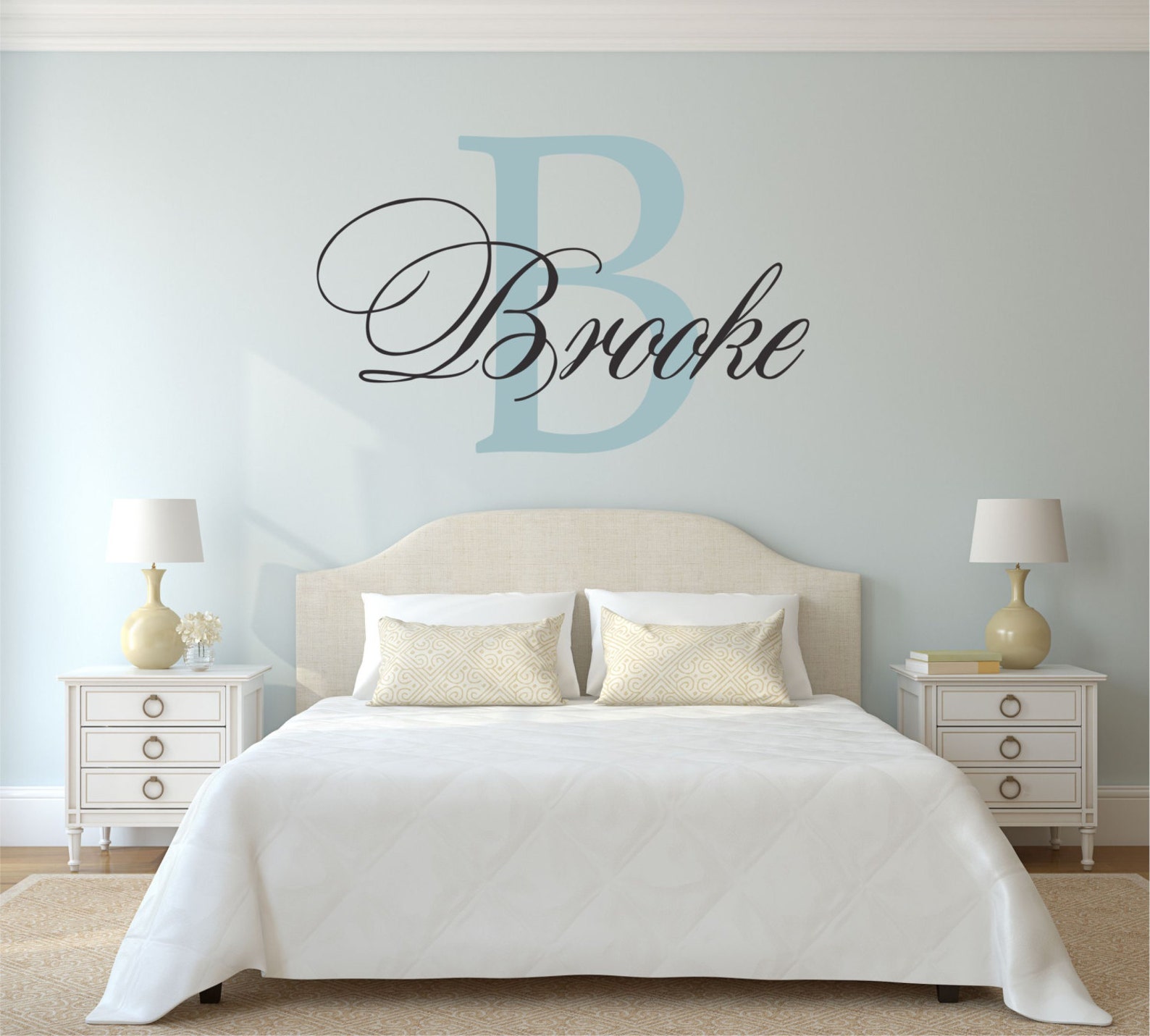 Personalized Name Wall Decal Name Wall Decal Baby Nursery Etsy