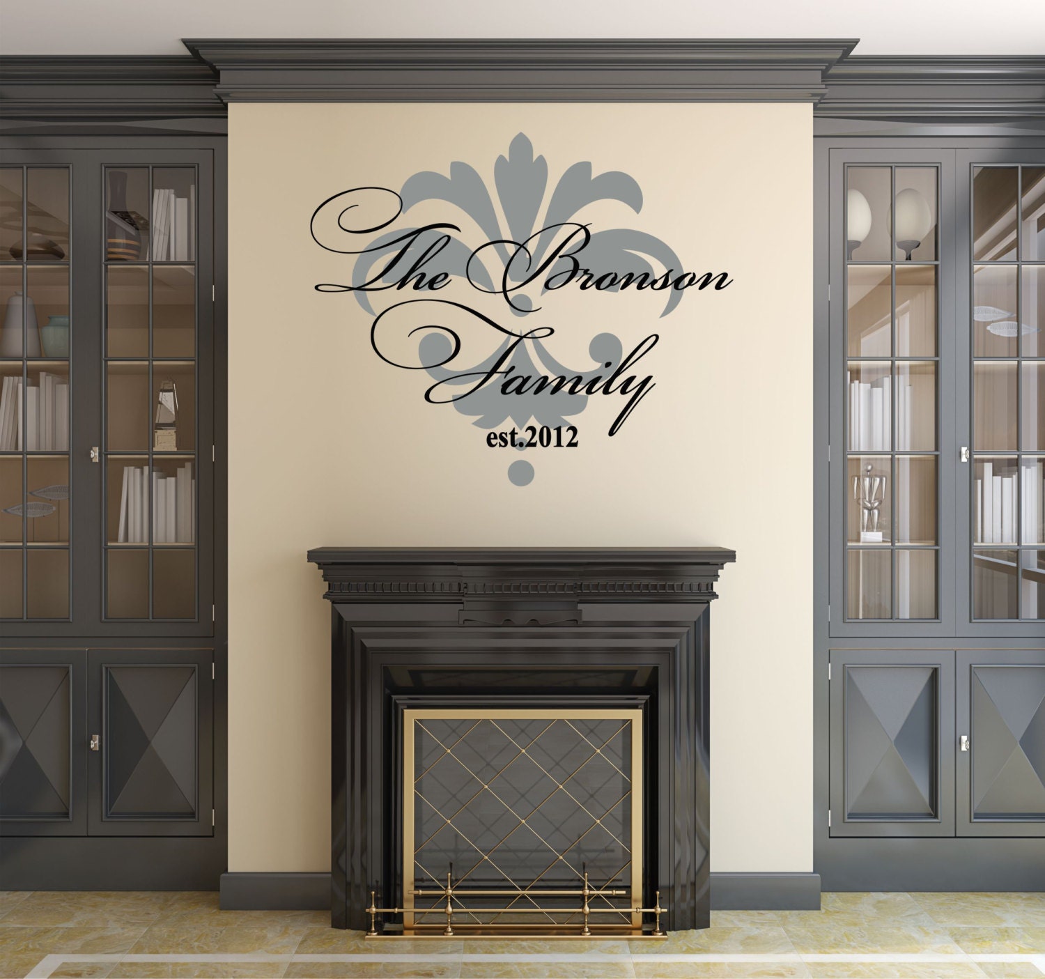 Family Wall Decal Family Established Wall Decal Personalized Etsy