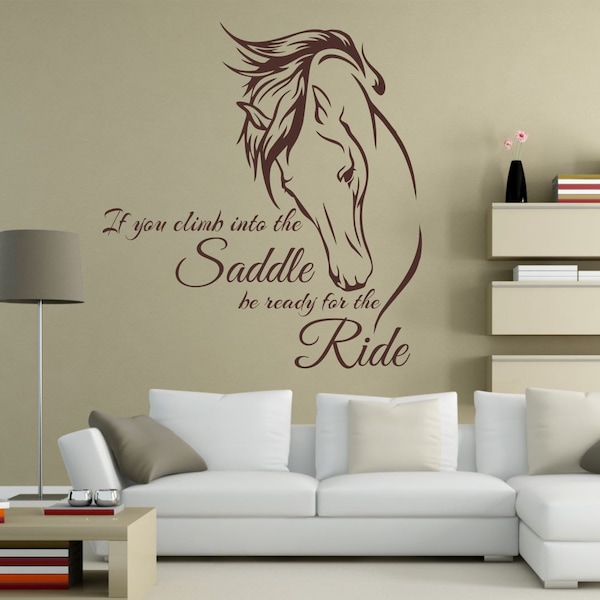 Horse Wall Decals Etsy