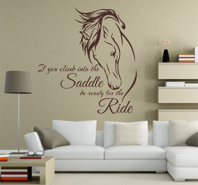 Horse Wall Decal Decor Art Decals Equine Wd0134