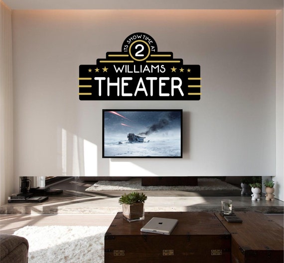 Home Theater Decor Home Theater Movie Theater Decor Home - Etsy Israel