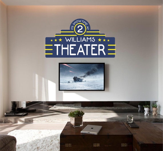 Home Theater Decor Home Theater Movie Theater Decor Home - Etsy ...