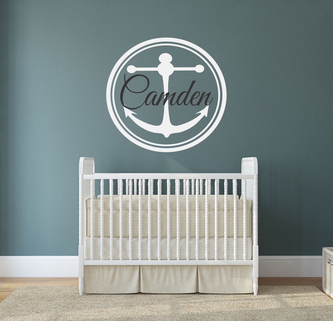 Anchor Decal Nautical Decor Nautical Wall Decal Nautical Etsy