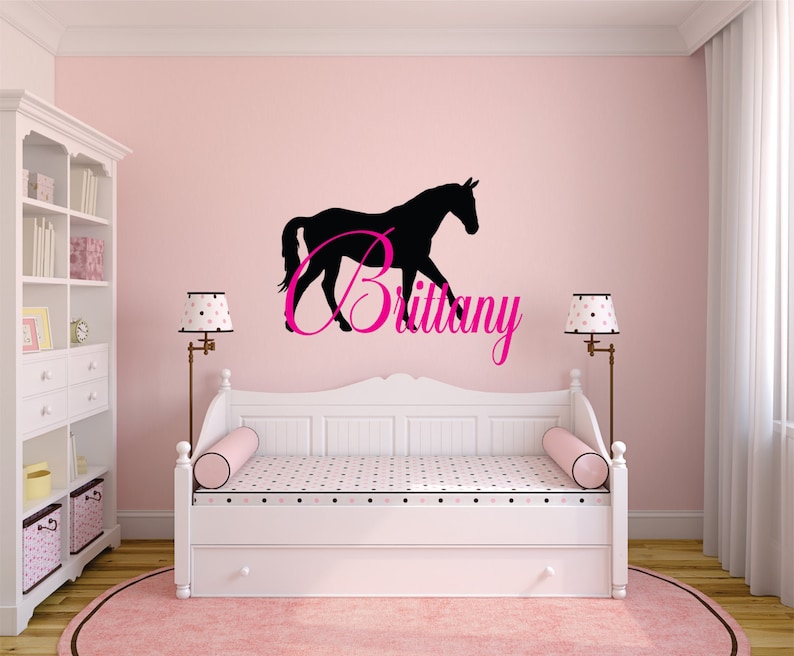 Horse Wall Decal Horse Decor Horse Nursery Equine Nursery Etsy
