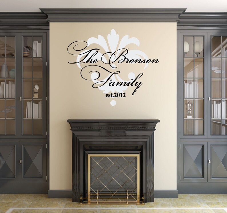 Family Wall Decal Family Established Wall Decal Personalized Etsy